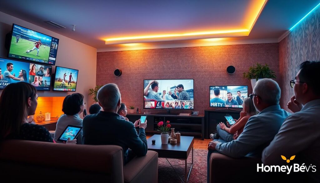 IPTV channels multi-user access