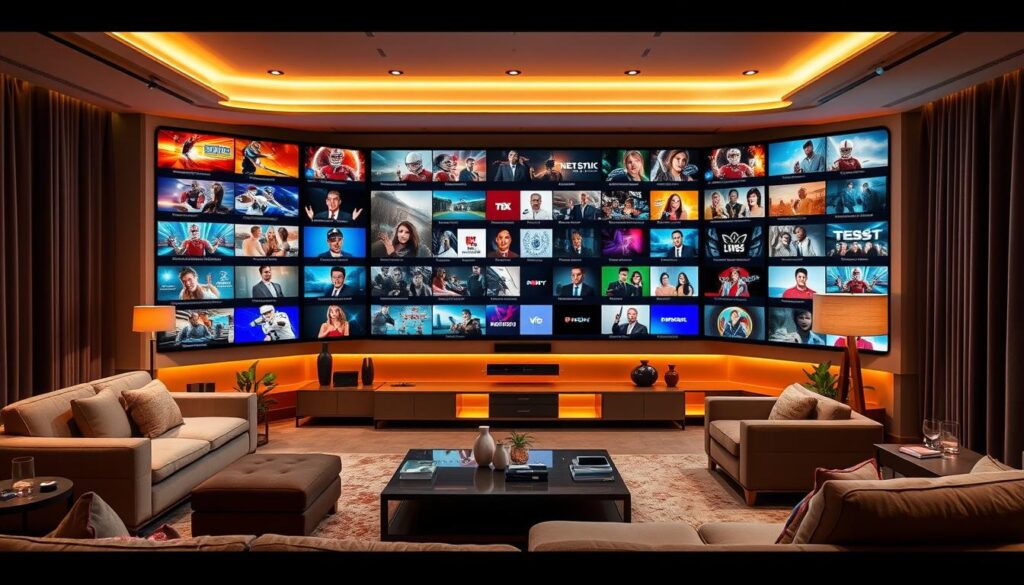 Wide range of TV channels