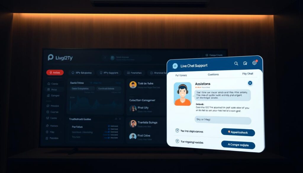 24/7 live chat support for premium iptv service