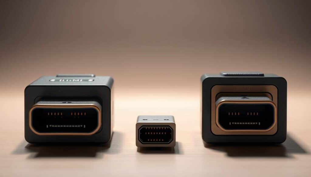 HDMI input and output