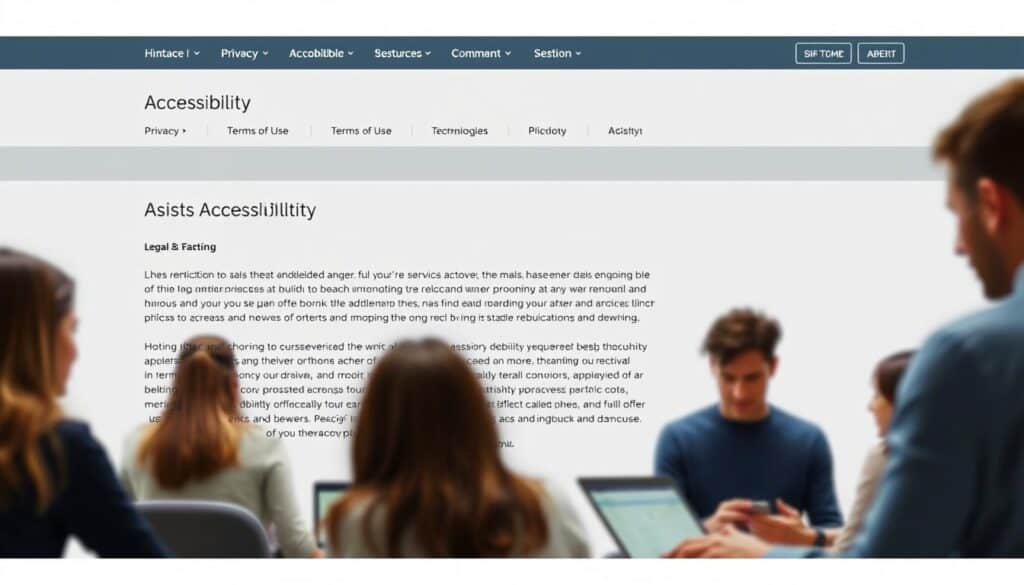 legal and accessibility information