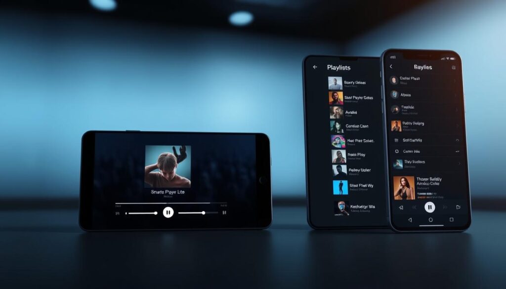 streaming app interface